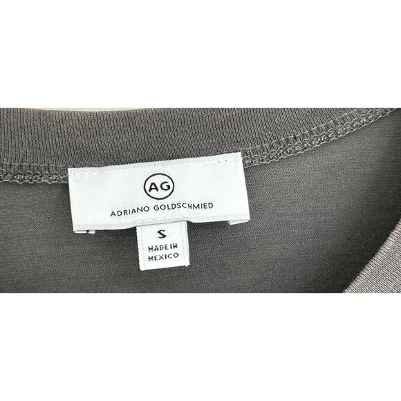 AG Jagger Crew Classic T-Shirt Charcoal Gray Cotton Tee  Short Sleeve - Picture 3 of 5